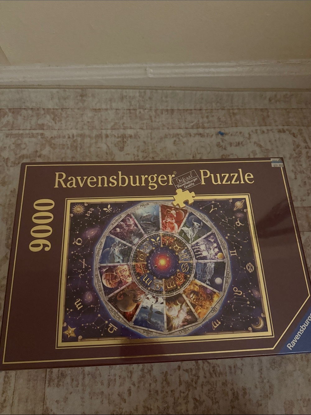Ravensburger Zodiac Wheel 9000-Piece Puzzle - Brown and Gold